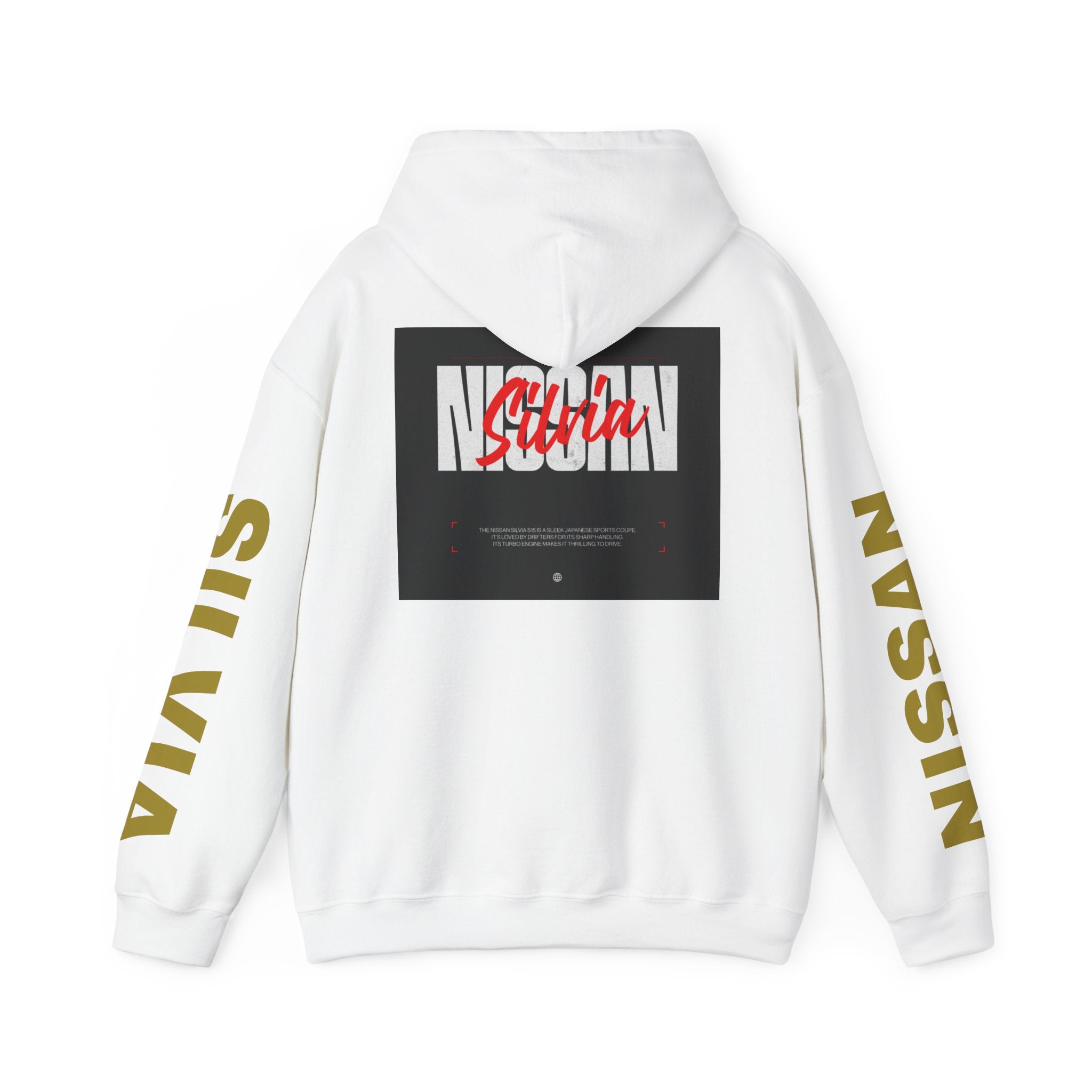 NISSAN SILVIA S15 Racing-Inspired Hooded Sweatshirt, Perfect for Car Enthusiasts, Gifts for him, Unisex Apparel, Motorsport Fan Gear