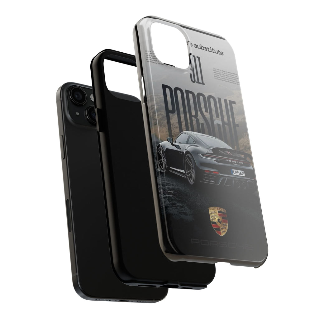 Porsche Sport Car Tough Phone Case — Rugged Protective Phone Cover with Car Graphic