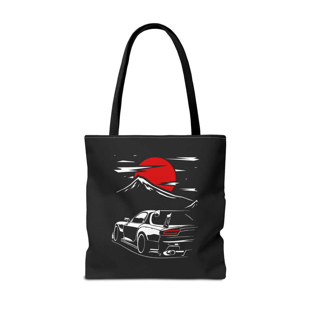 MAZDA RX7 Bag — Japanese Sports Car Design with Red Sun & Sakura