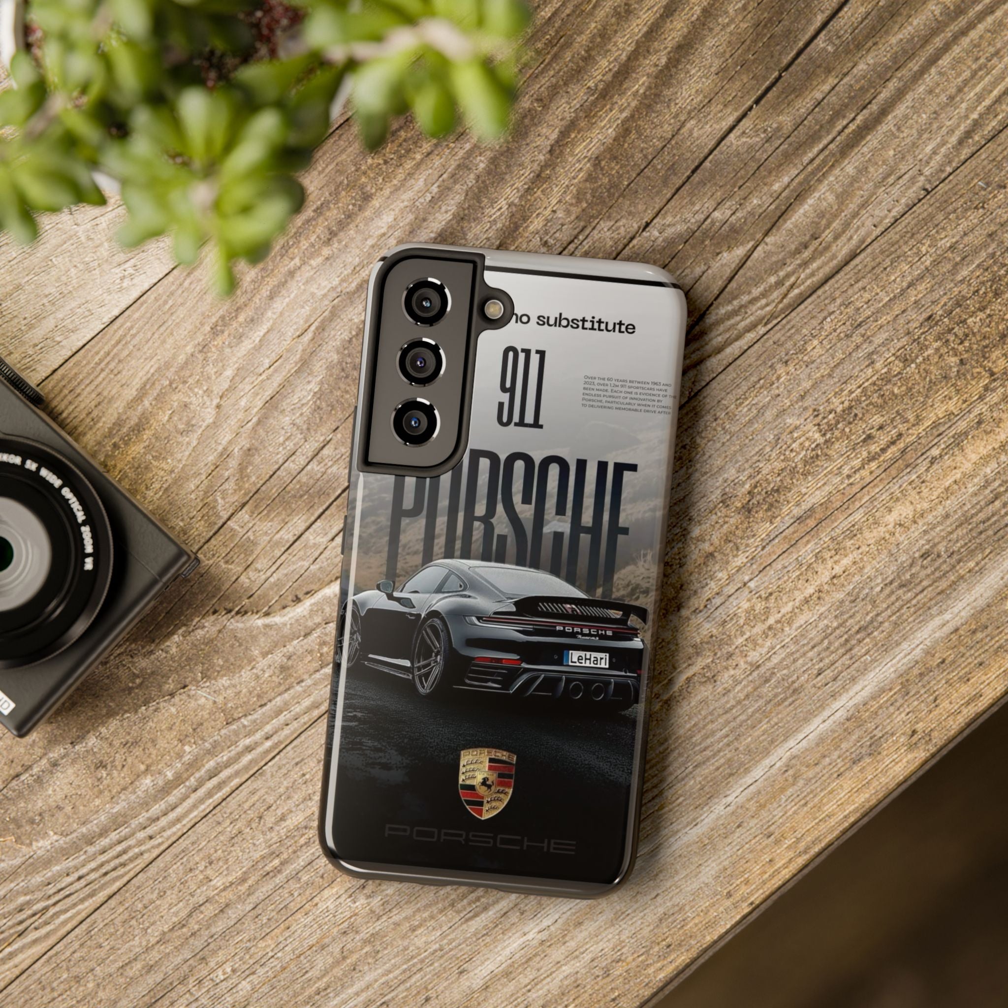 Porsche Sport Car Tough Phone Case — Rugged Protective Phone Cover with Car Graphic
