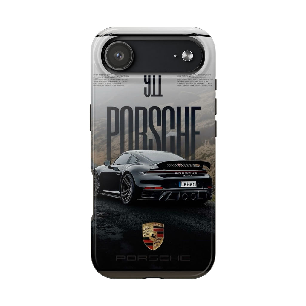 Porsche Sport Car Tough Phone Case — Rugged Protective Phone Cover with Car Graphic