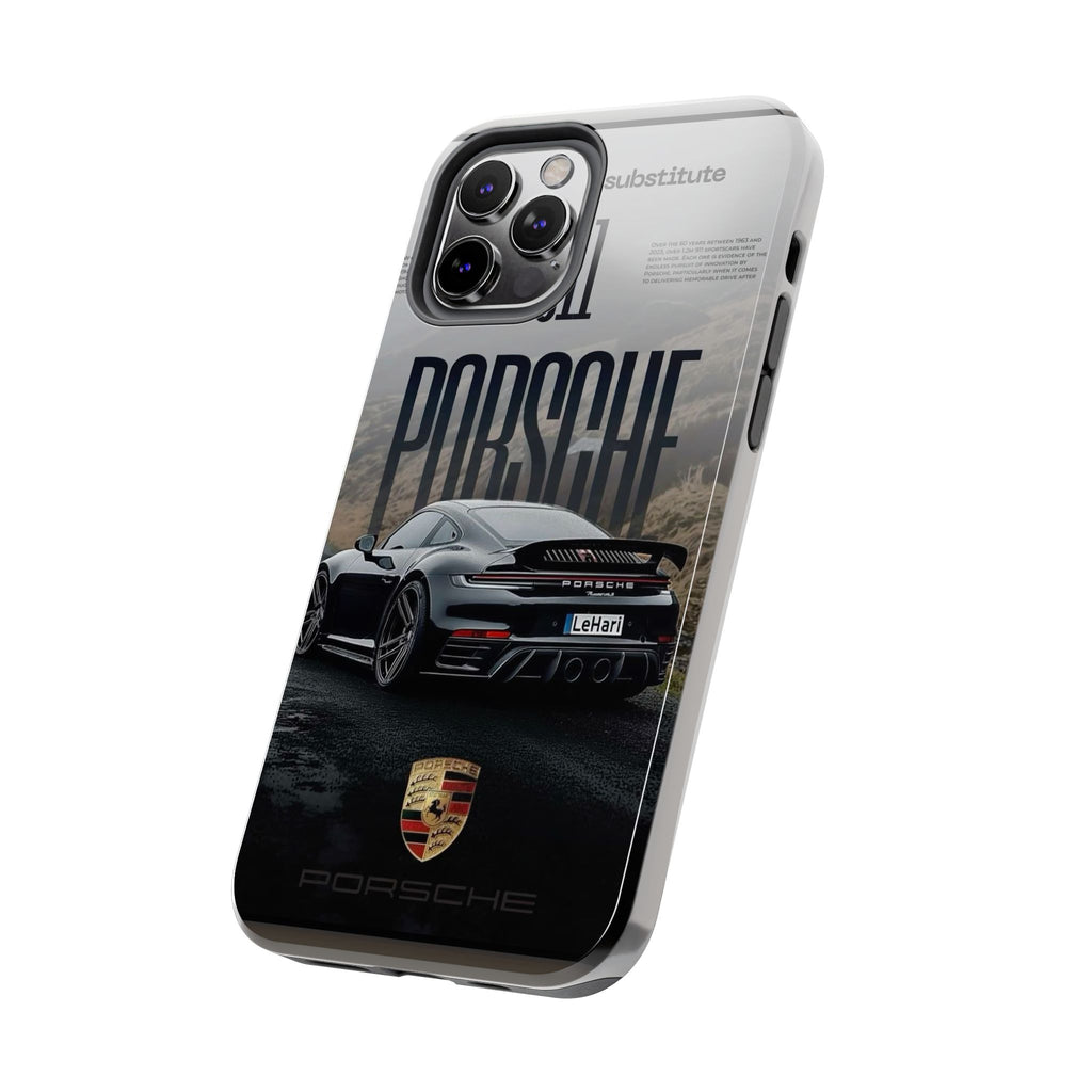 Porsche Sport Car Tough Phone Case — Rugged Protective Phone Cover with Car Graphic