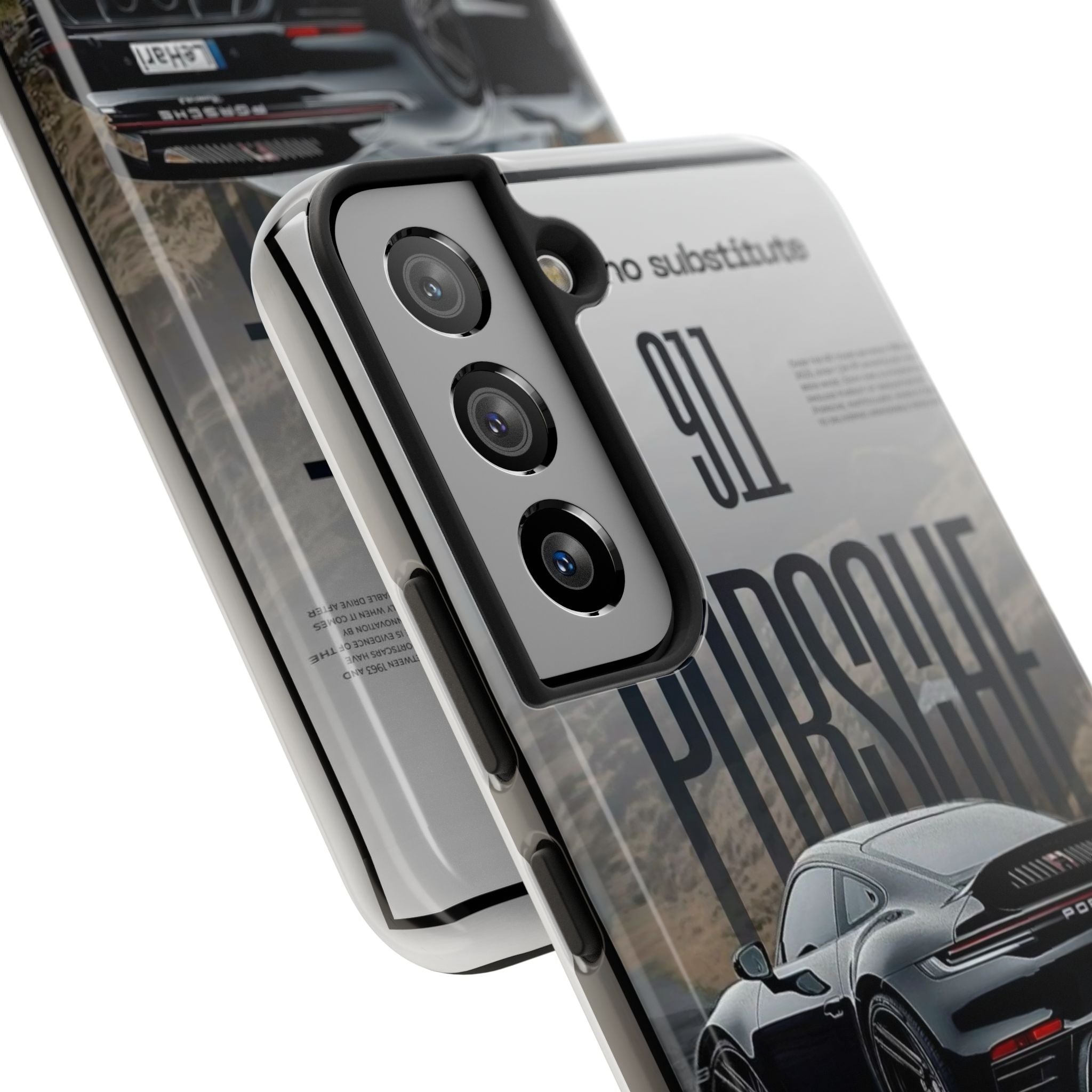 Porsche Sport Car Tough Phone Case — Rugged Protective Phone Cover with Car Graphic