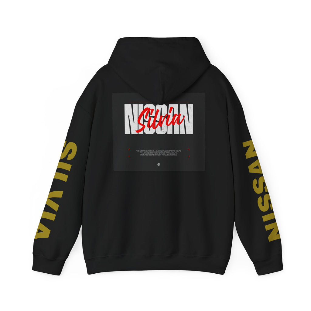 NISSAN SILVIA S15 Racing-Inspired Hooded Sweatshirt, Perfect for Car Enthusiasts, Gifts for him, Unisex Apparel, Motorsport Fan Gear