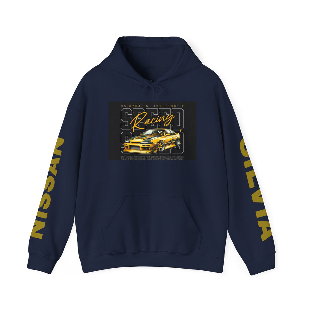 NISSAN SILVIA S15 Racing-Inspired Hooded Sweatshirt, Perfect for Car Enthusiasts, Gifts for him, Unisex Apparel, Motorsport Fan Gear