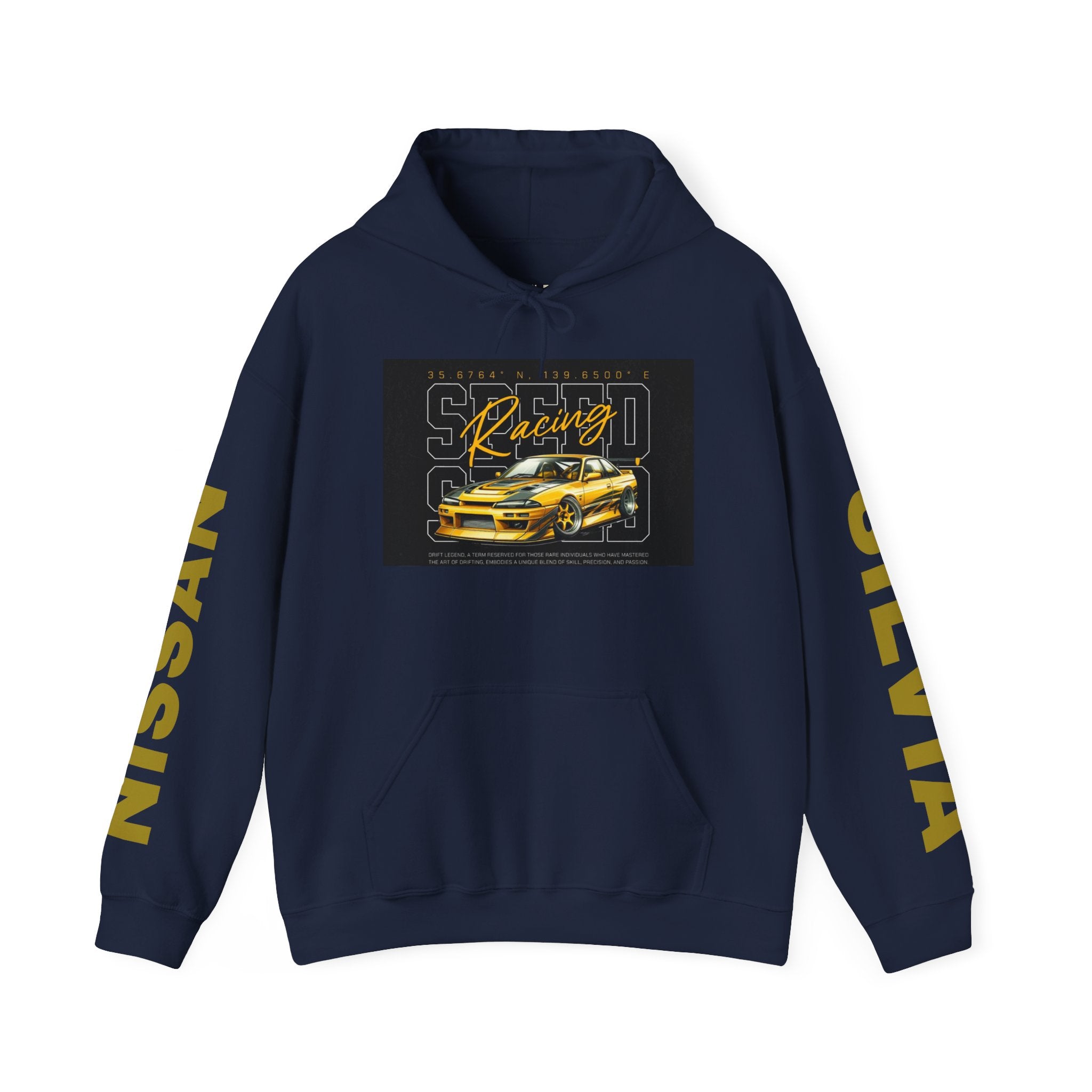 NISSAN SILVIA S15 Racing-Inspired Hooded Sweatshirt, Perfect for Car Enthusiasts, Gifts for him, Unisex Apparel, Motorsport Fan Gear
