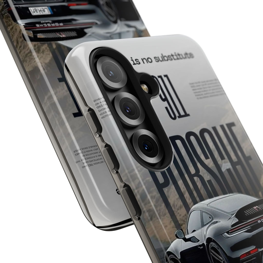 Porsche Sport Car Tough Phone Case — Rugged Protective Phone Cover with Car Graphic