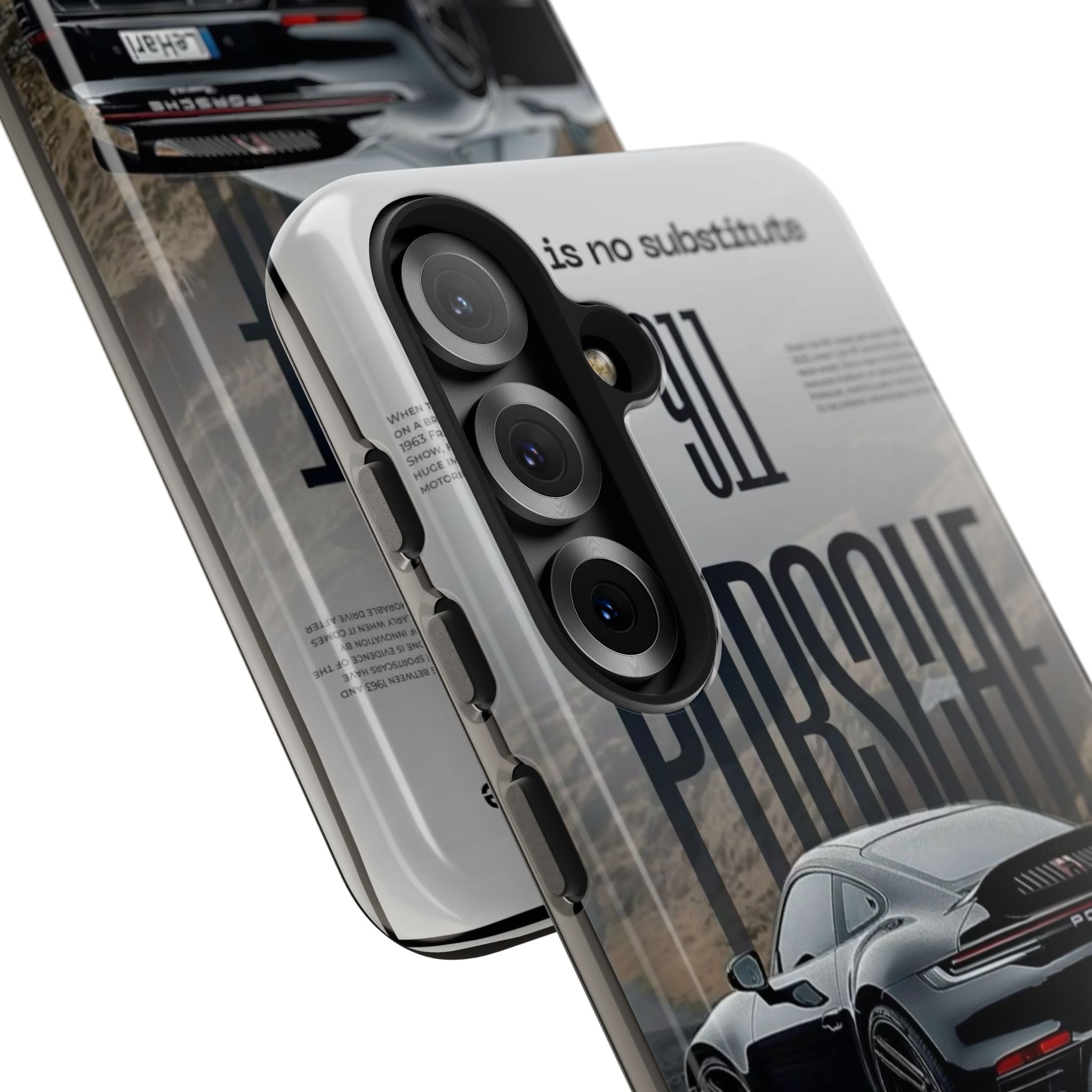 Porsche Sport Car Tough Phone Case — Rugged Protective Phone Cover with Car Graphic