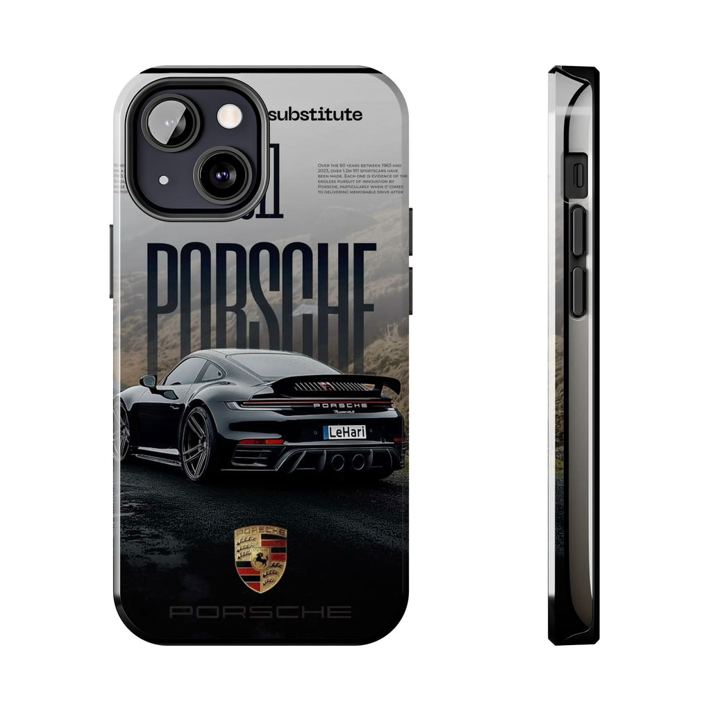 Porsche Sport Car Tough Phone Case — Rugged Protective Phone Cover with Car Graphic