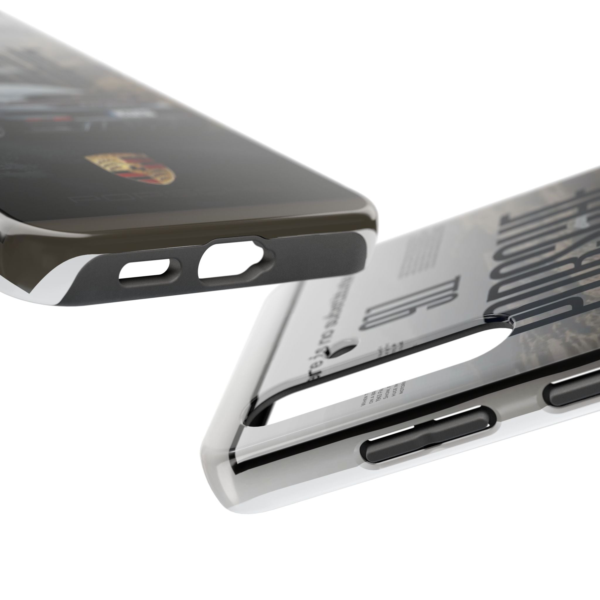 Porsche Sport Car Tough Phone Case — Rugged Protective Phone Cover with Car Graphic