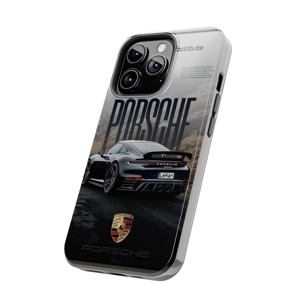 Porsche Sport Car Tough Phone Case — Rugged Protective Phone Cover with Car Graphic