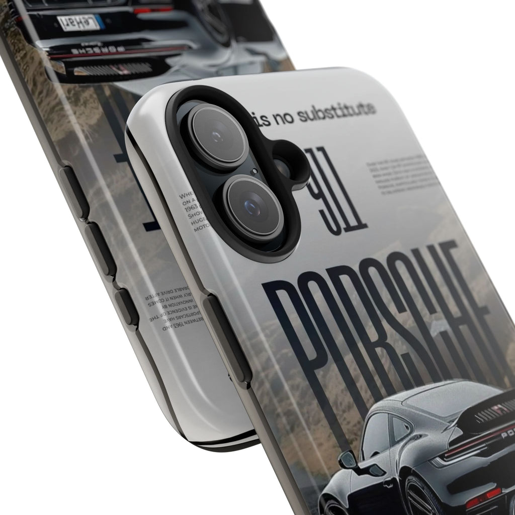 Porsche Sport Car Tough Phone Case — Rugged Protective Phone Cover with Car Graphic