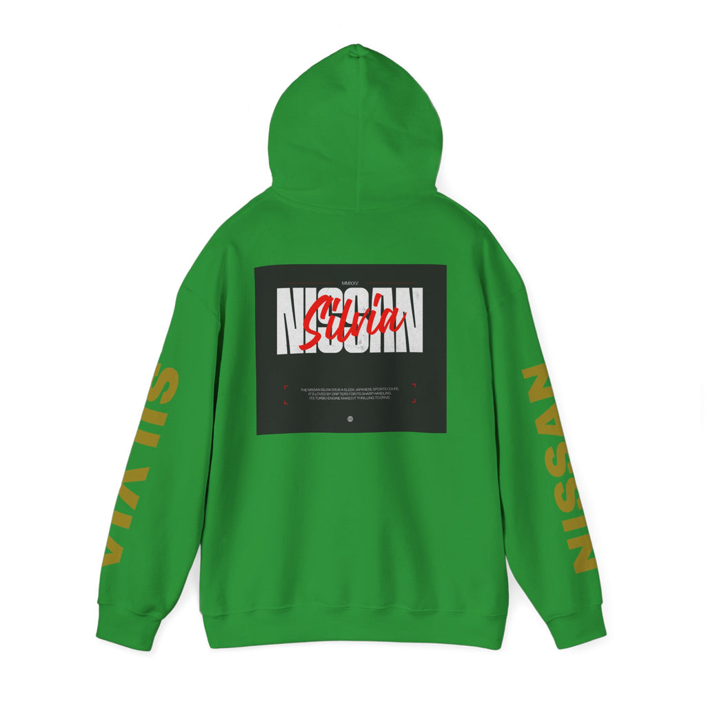 NISSAN SILVIA S15 Racing-Inspired Hooded Sweatshirt, Perfect for Car Enthusiasts, Gifts for him, Unisex Apparel, Motorsport Fan Gear