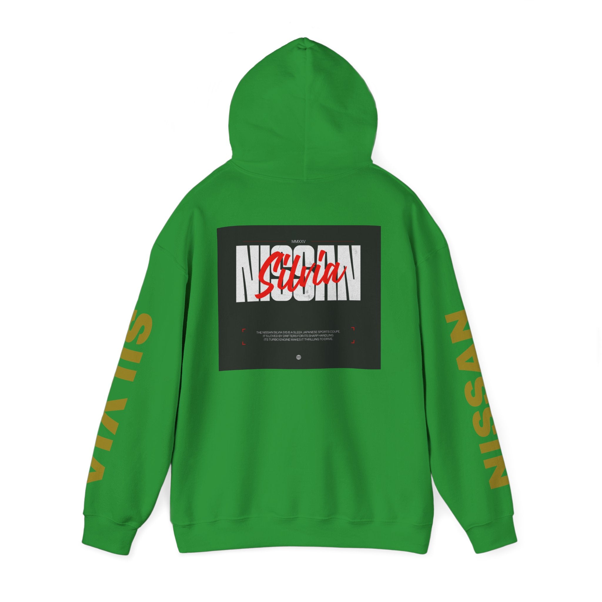 NISSAN SILVIA S15 Racing-Inspired Hooded Sweatshirt, Perfect for Car Enthusiasts, Gifts for him, Unisex Apparel, Motorsport Fan Gear