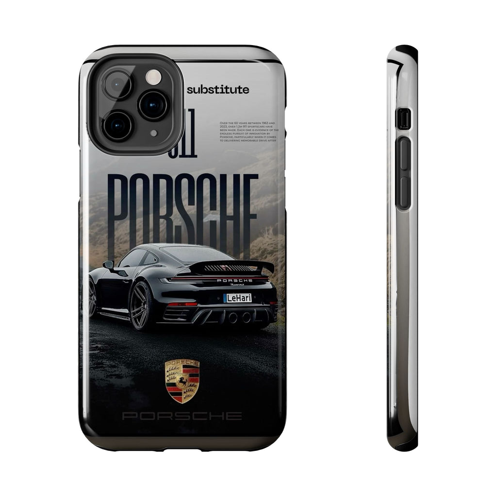 Porsche Sport Car Tough Phone Case — Rugged Protective Phone Cover with Car Graphic