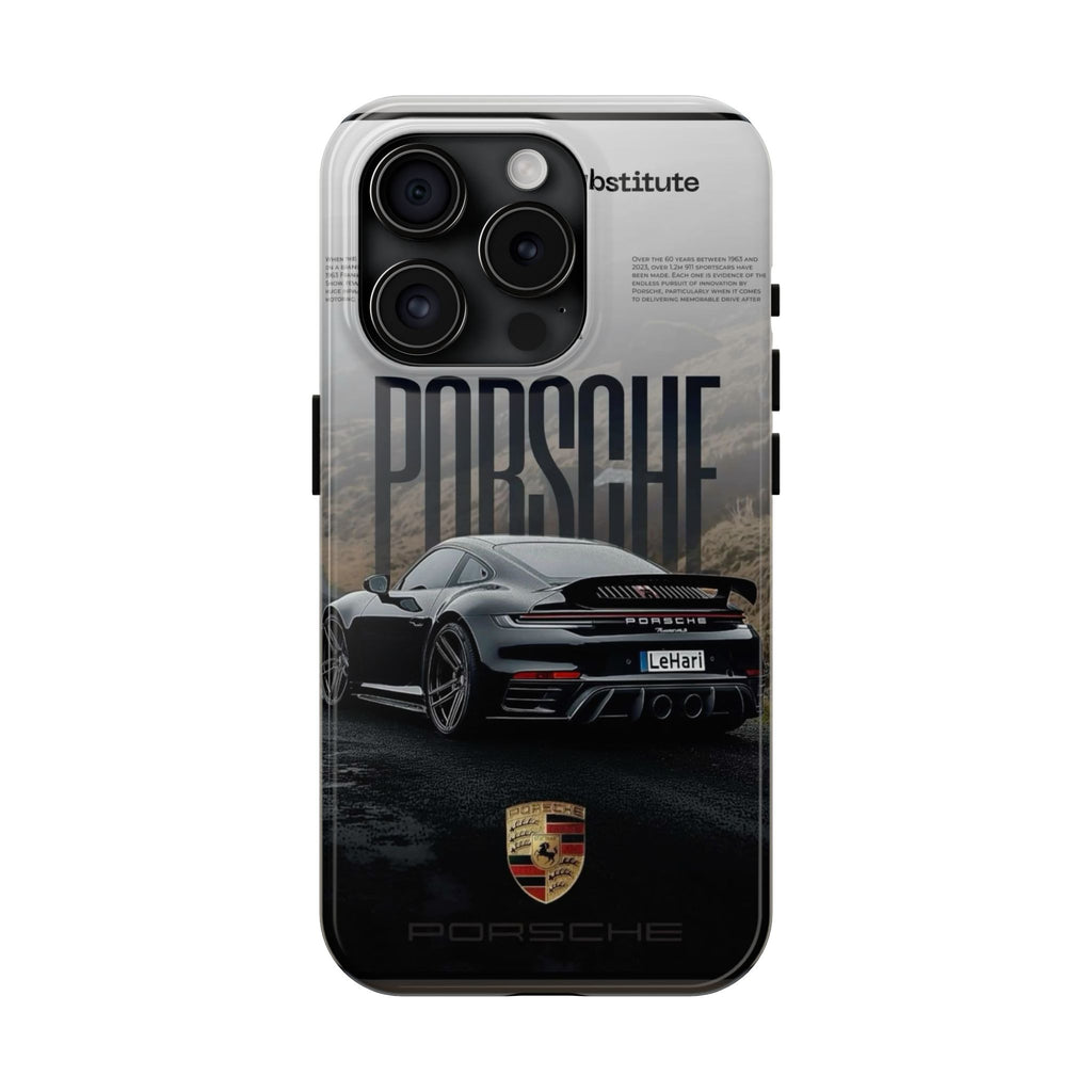 Porsche Sport Car Tough Phone Case — Rugged Protective Phone Cover with Car Graphic
