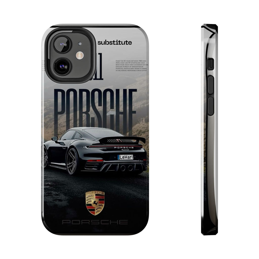 Porsche Sport Car Tough Phone Case — Rugged Protective Phone Cover with Car Graphic