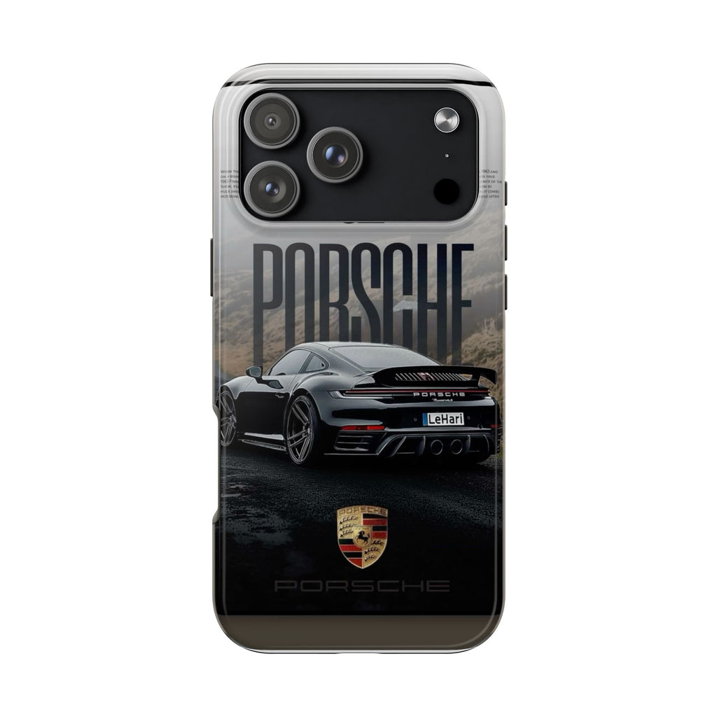 Porsche Sport Car Tough Phone Case — Rugged Protective Phone Cover with Car Graphic