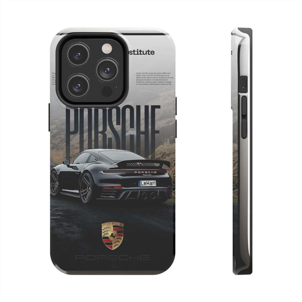 Porsche Sport Car Tough Phone Case — Rugged Protective Phone Cover with Car Graphic