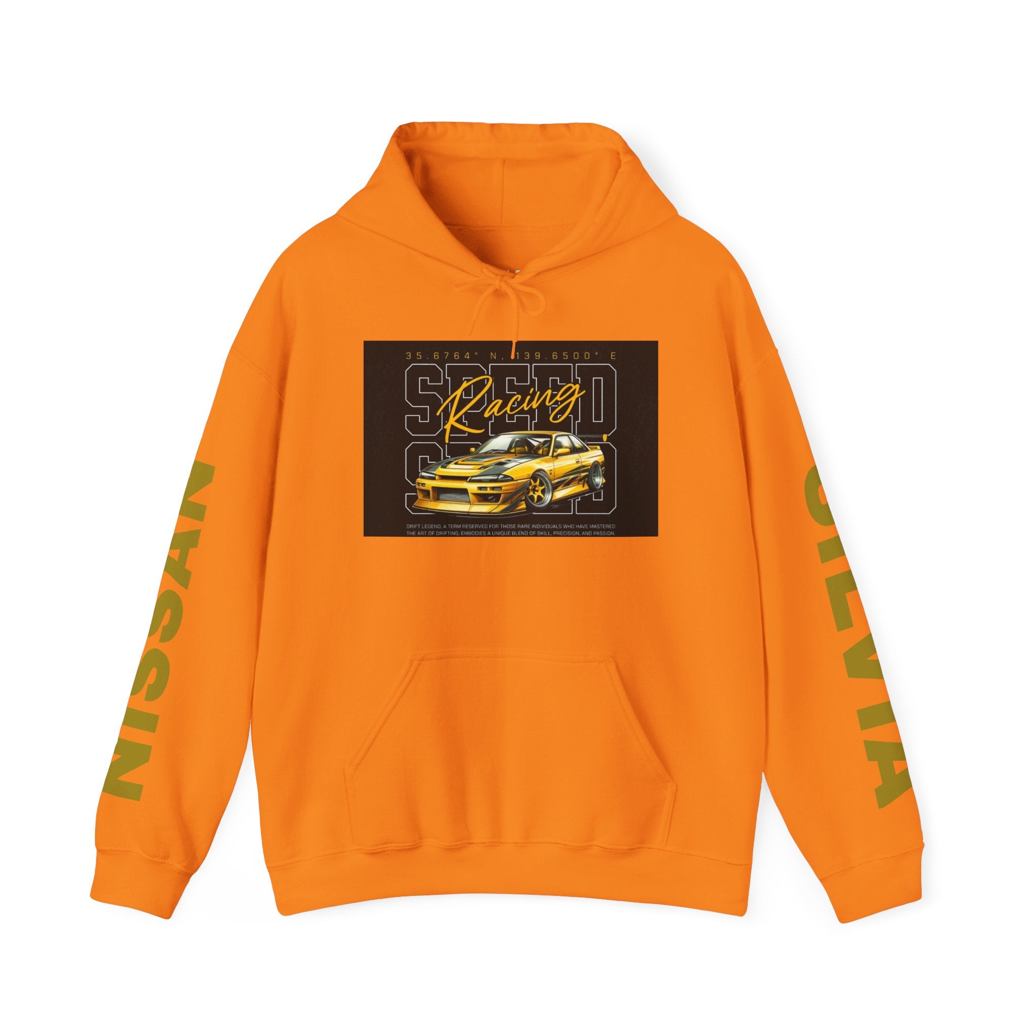 NISSAN SILVIA S15 Racing-Inspired Hooded Sweatshirt, Perfect for Car Enthusiasts, Gifts for him, Unisex Apparel, Motorsport Fan Gear