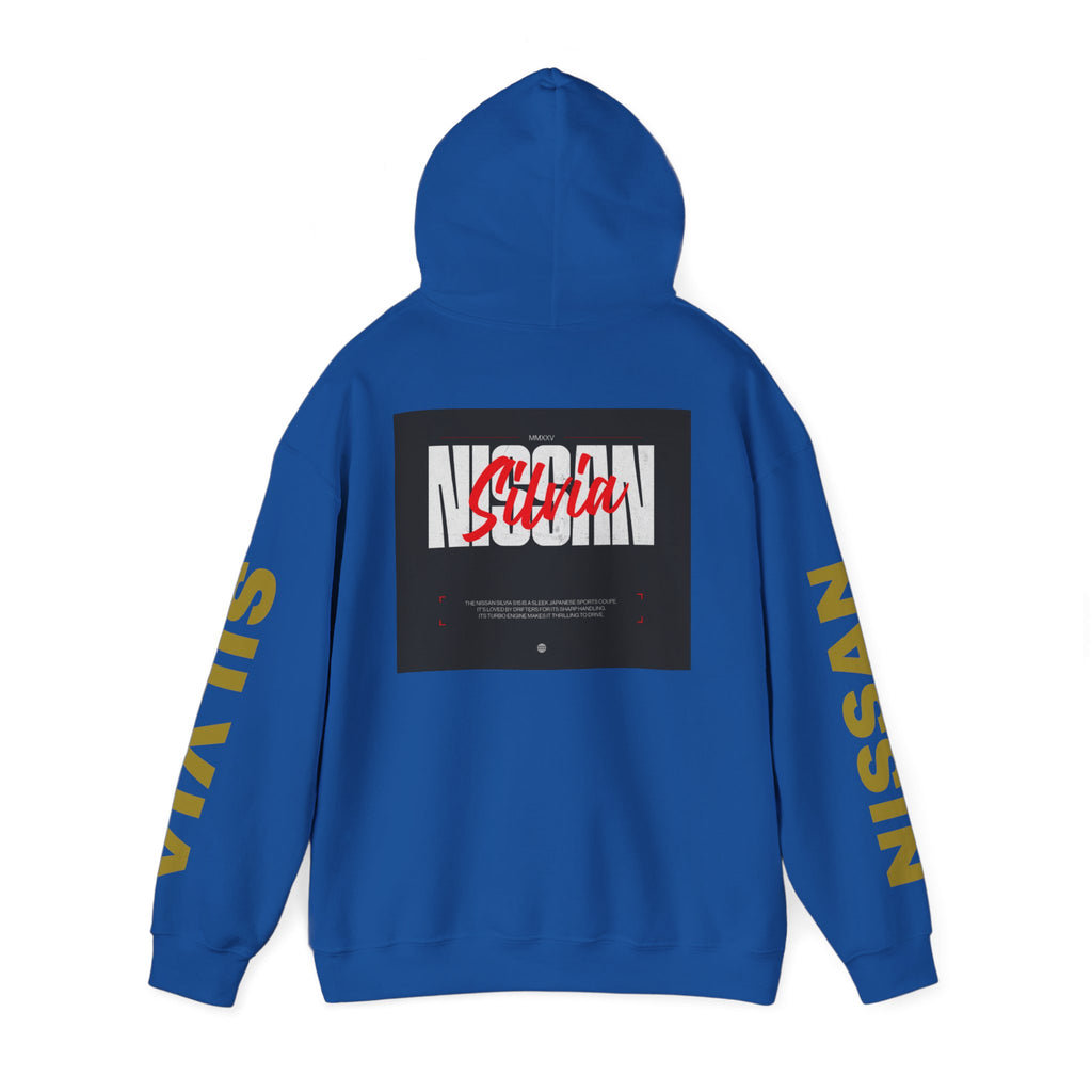 NISSAN SILVIA S15 Racing-Inspired Hooded Sweatshirt, Perfect for Car Enthusiasts, Gifts for him, Unisex Apparel, Motorsport Fan Gear