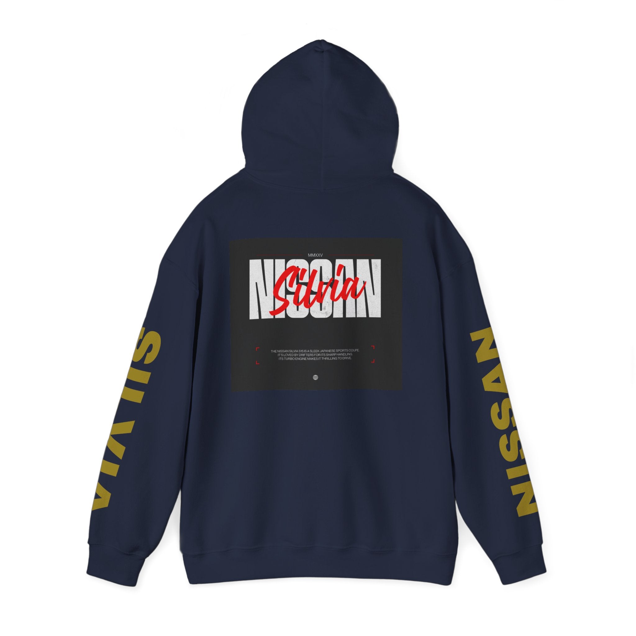 NISSAN SILVIA S15 Racing-Inspired Hooded Sweatshirt, Perfect for Car Enthusiasts, Gifts for him, Unisex Apparel, Motorsport Fan Gear