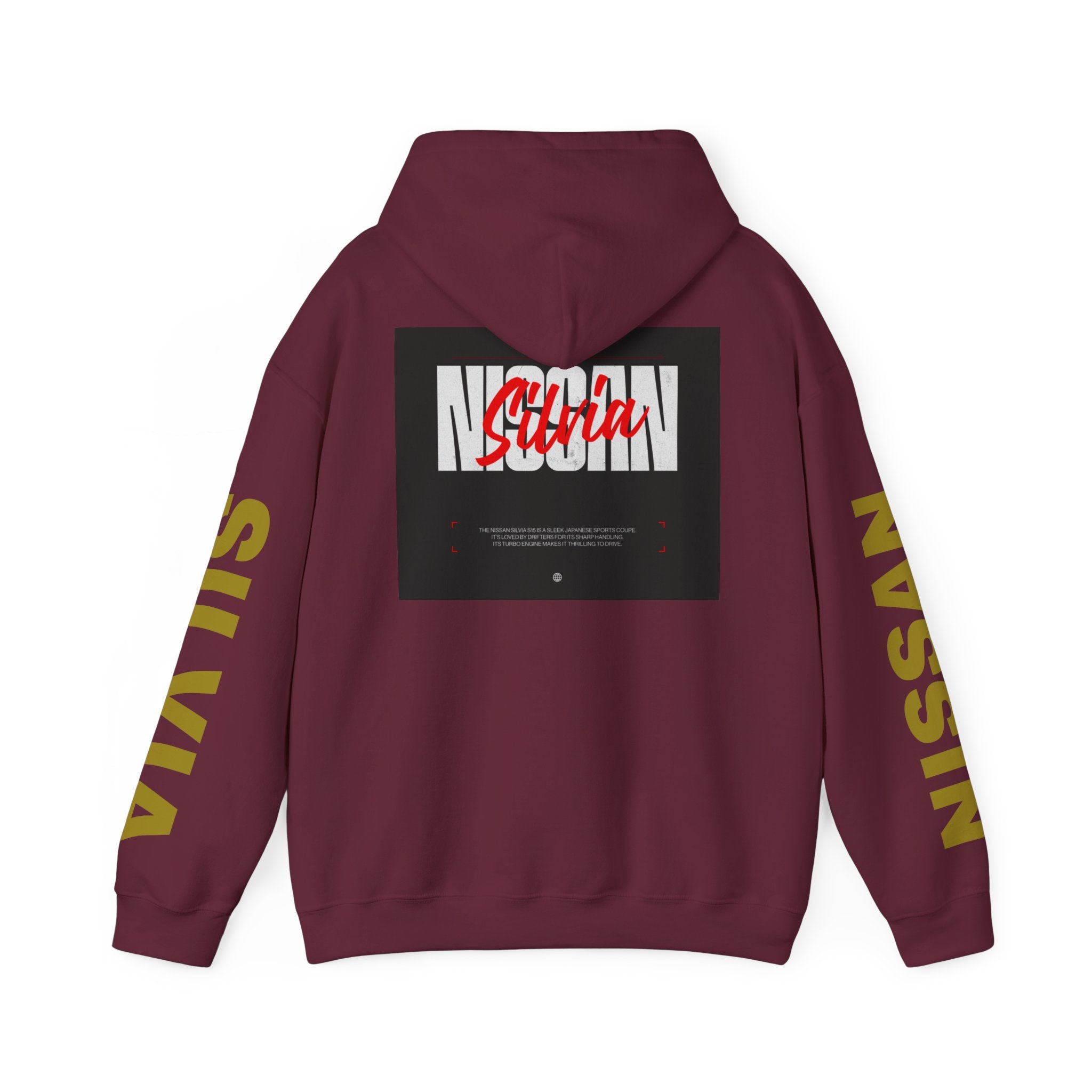 NISSAN SILVIA S15 Racing-Inspired Hooded Sweatshirt, Perfect for Car Enthusiasts, Gifts for him, Unisex Apparel, Motorsport Fan Gear