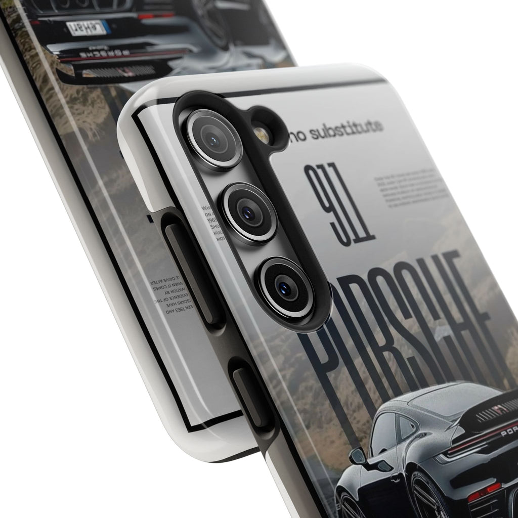 Porsche Sport Car Tough Phone Case — Rugged Protective Phone Cover with Car Graphic