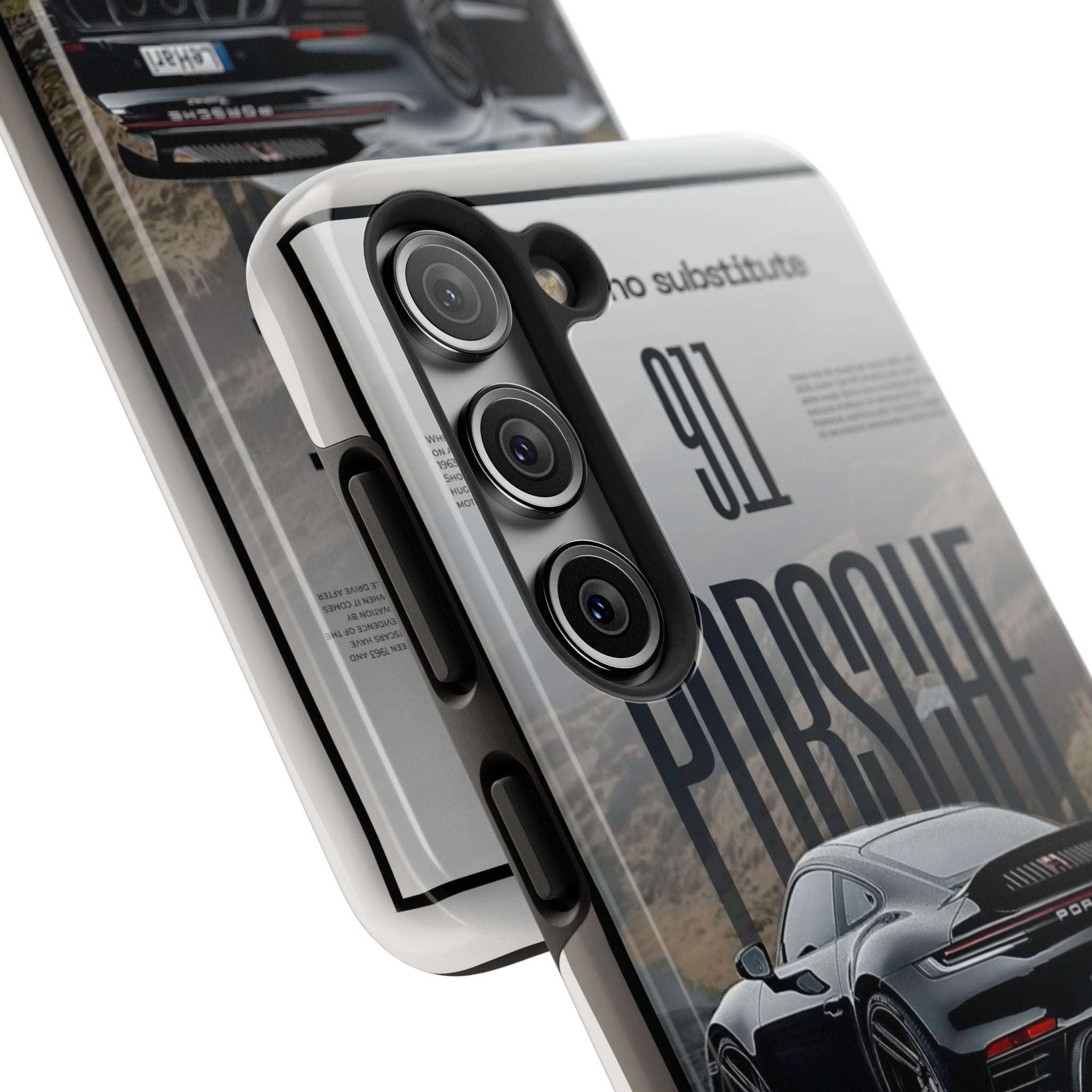 Porsche Sport Car Tough Phone Case — Rugged Protective Phone Cover with Car Graphic