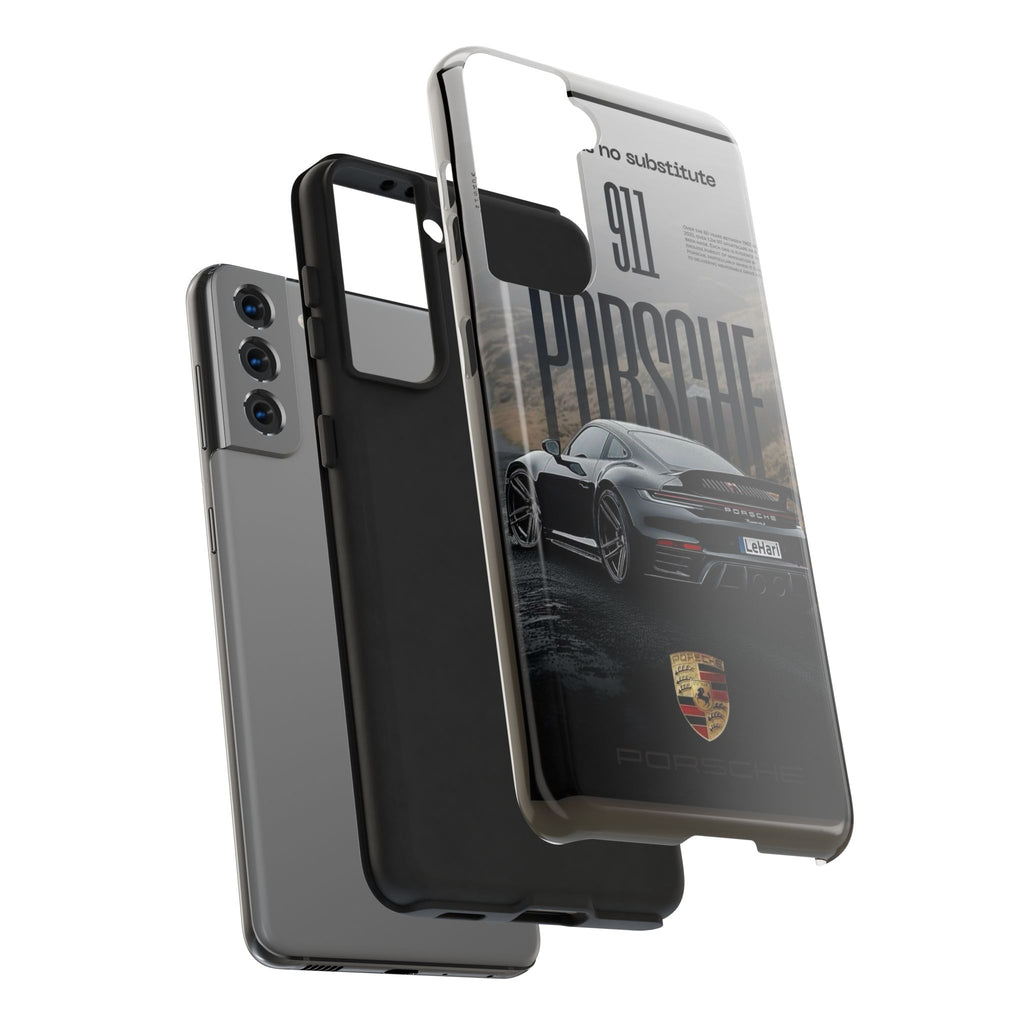 Porsche Sport Car Tough Phone Case — Rugged Protective Phone Cover with Car Graphic
