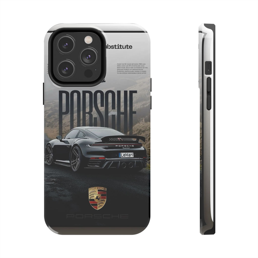 Porsche Sport Car Tough Phone Case — Rugged Protective Phone Cover with Car Graphic
