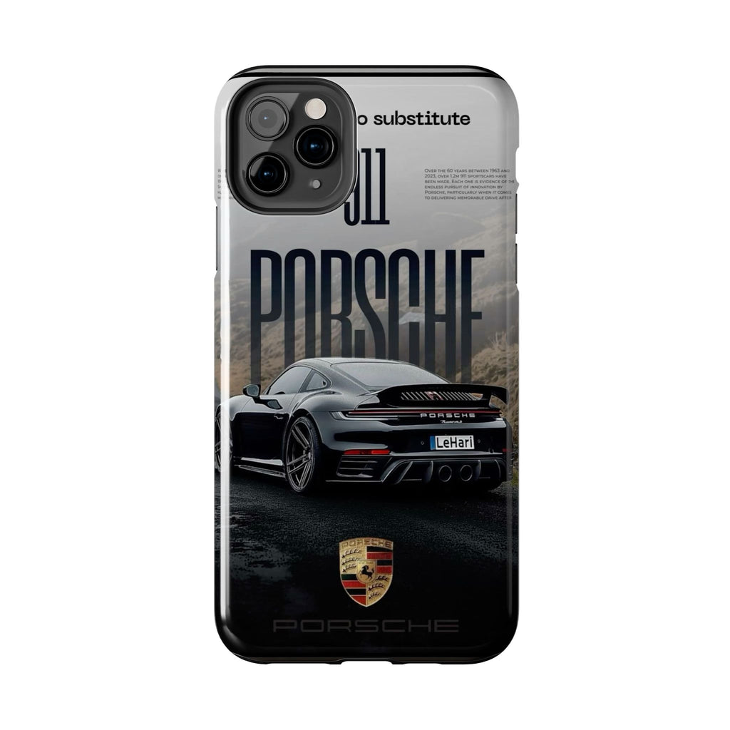 Porsche Sport Car Tough Phone Case — Rugged Protective Phone Cover with Car Graphic