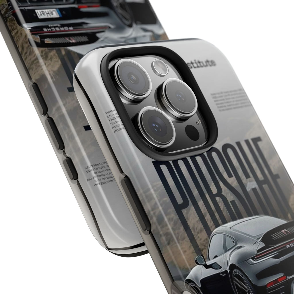 Porsche Sport Car Tough Phone Case — Rugged Protective Phone Cover with Car Graphic