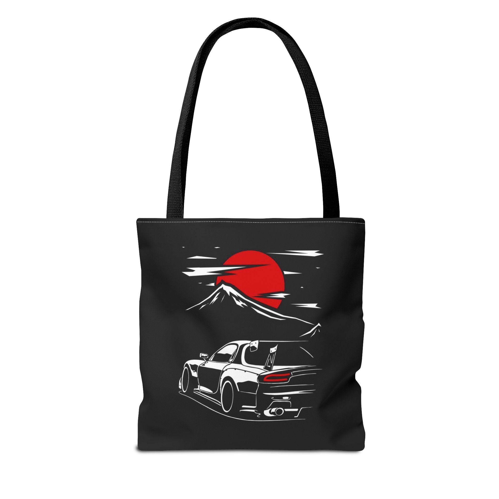 MAZDA RX7 Bag — Japanese Sports Car Design with Red Sun & Sakura
