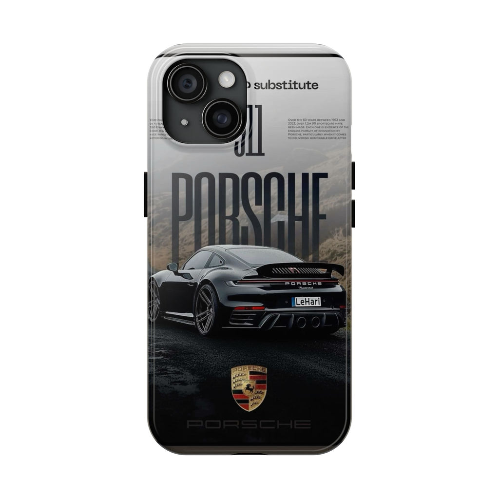 Porsche Sport Car Tough Phone Case — Rugged Protective Phone Cover with Car Graphic