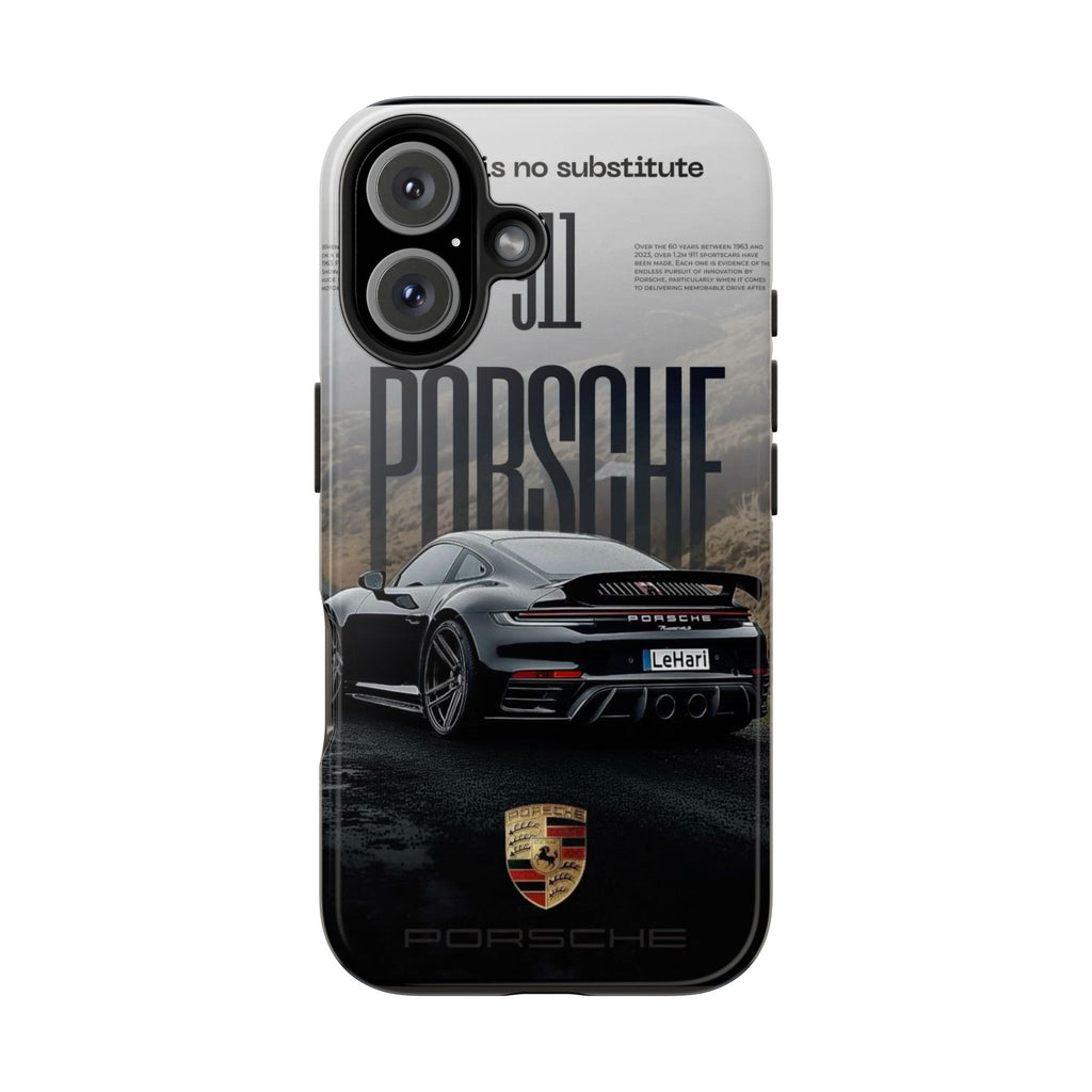 Porsche Sport Car Tough Phone Case — Rugged Protective Phone Cover with Car Graphic