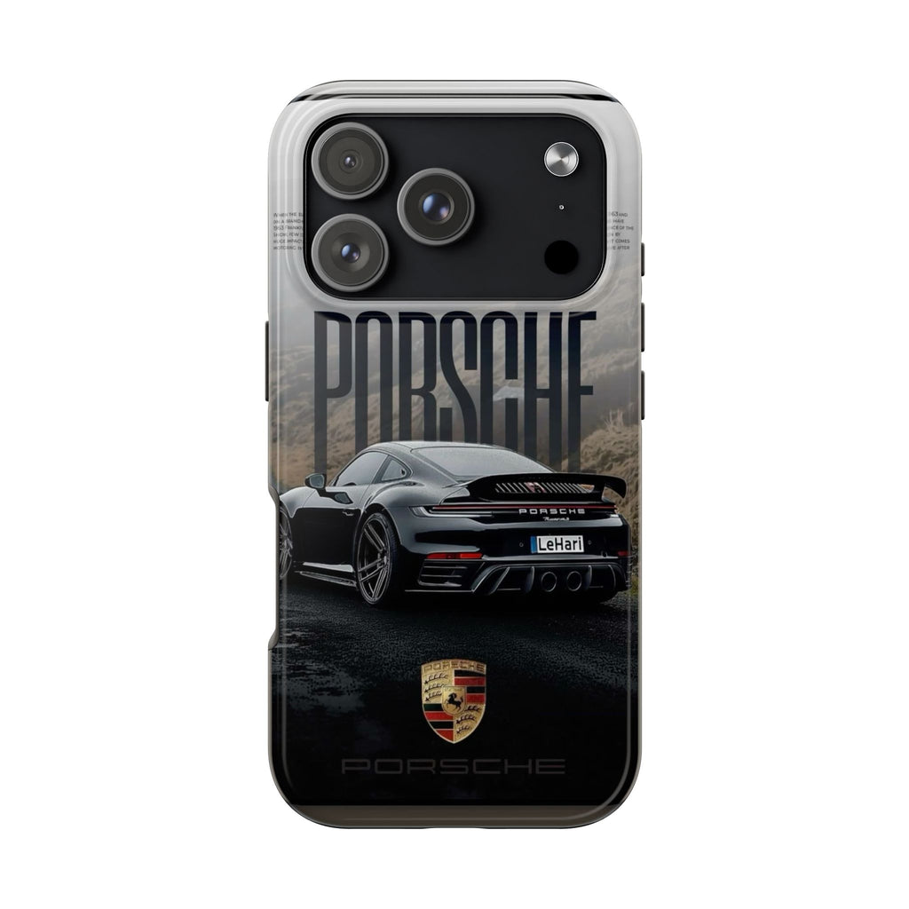 Porsche Sport Car Tough Phone Case — Rugged Protective Phone Cover with Car Graphic
