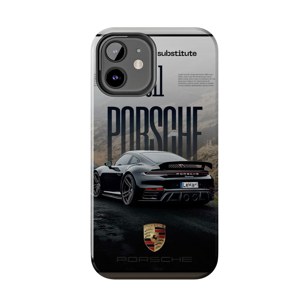 Porsche Sport Car Tough Phone Case — Rugged Protective Phone Cover with Car Graphic