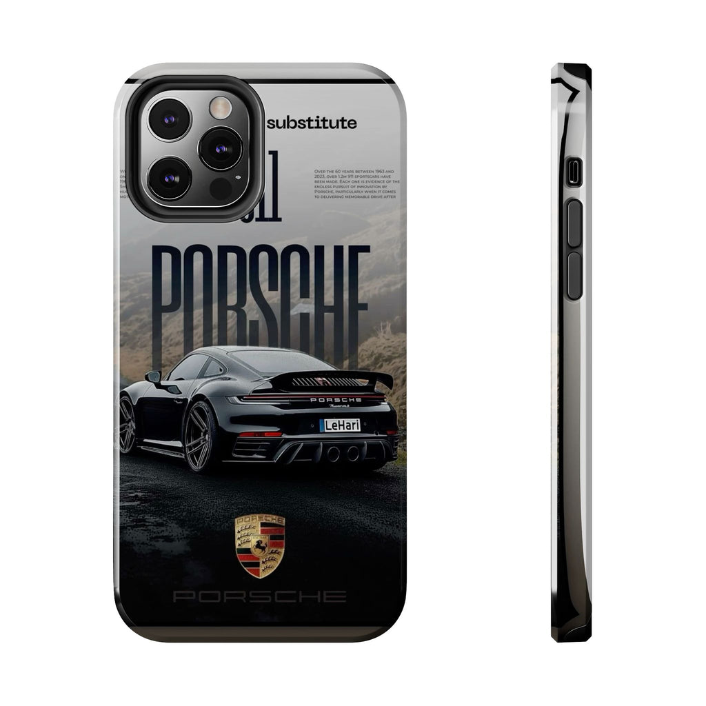 Porsche Sport Car Tough Phone Case — Rugged Protective Phone Cover with Car Graphic