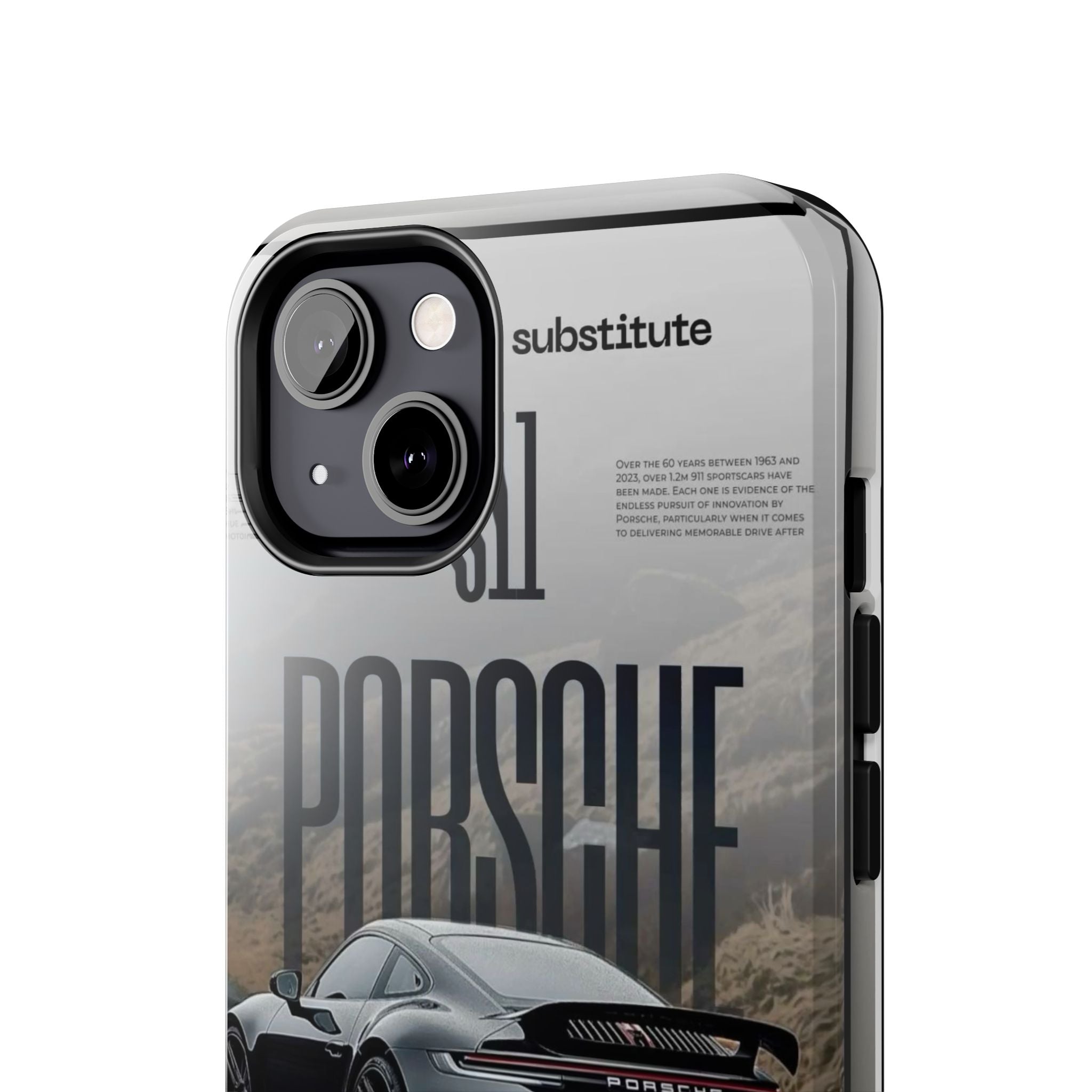 Porsche Sport Car Tough Phone Case — Rugged Protective Phone Cover with Car Graphic