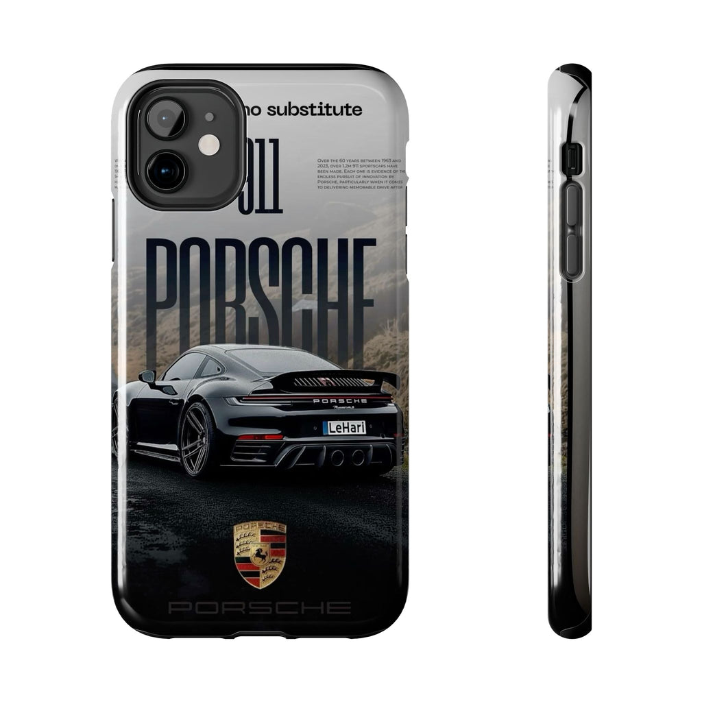Porsche Sport Car Tough Phone Case — Rugged Protective Phone Cover with Car Graphic