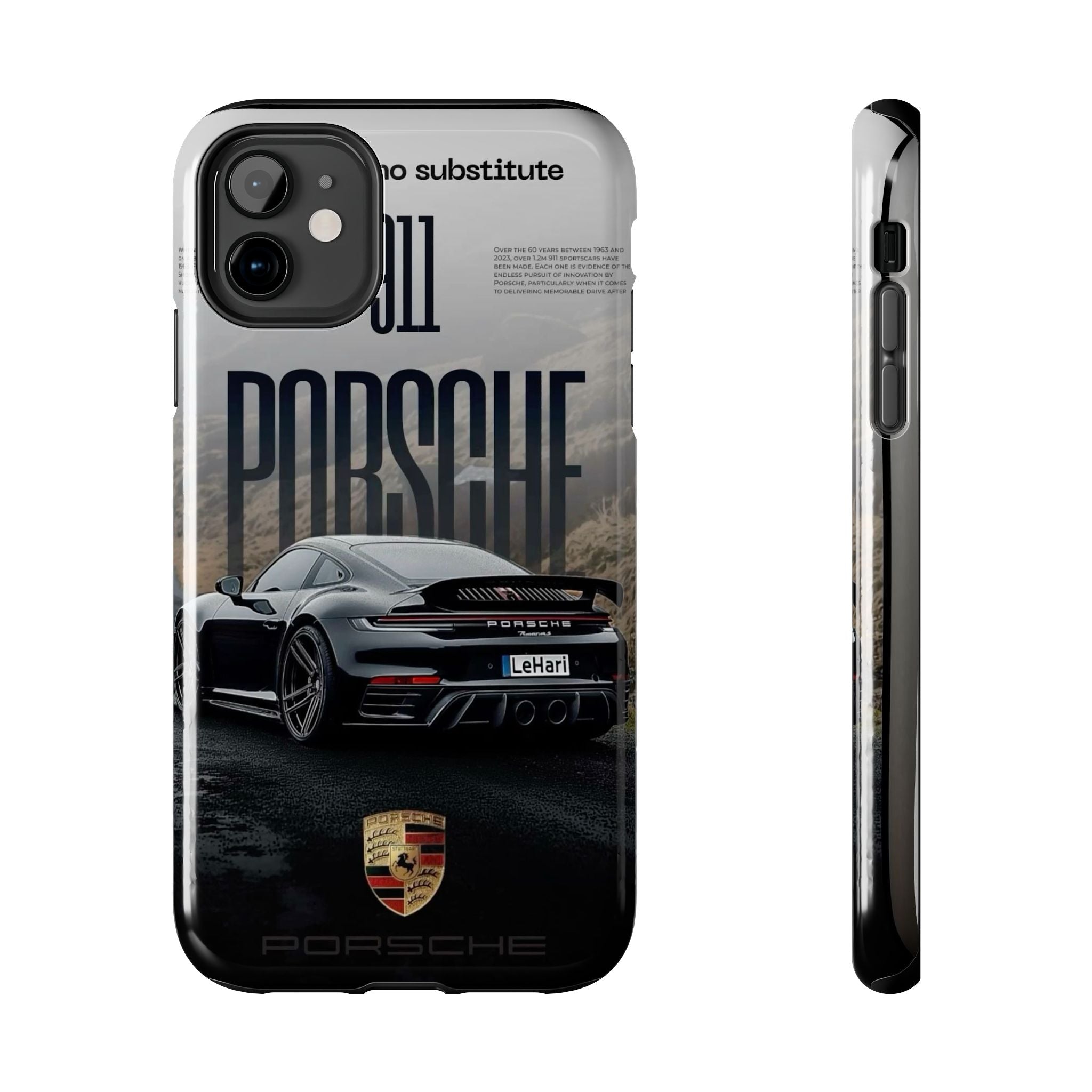 Porsche Sport Car Tough Phone Case — Rugged Protective Phone Cover with Car Graphic