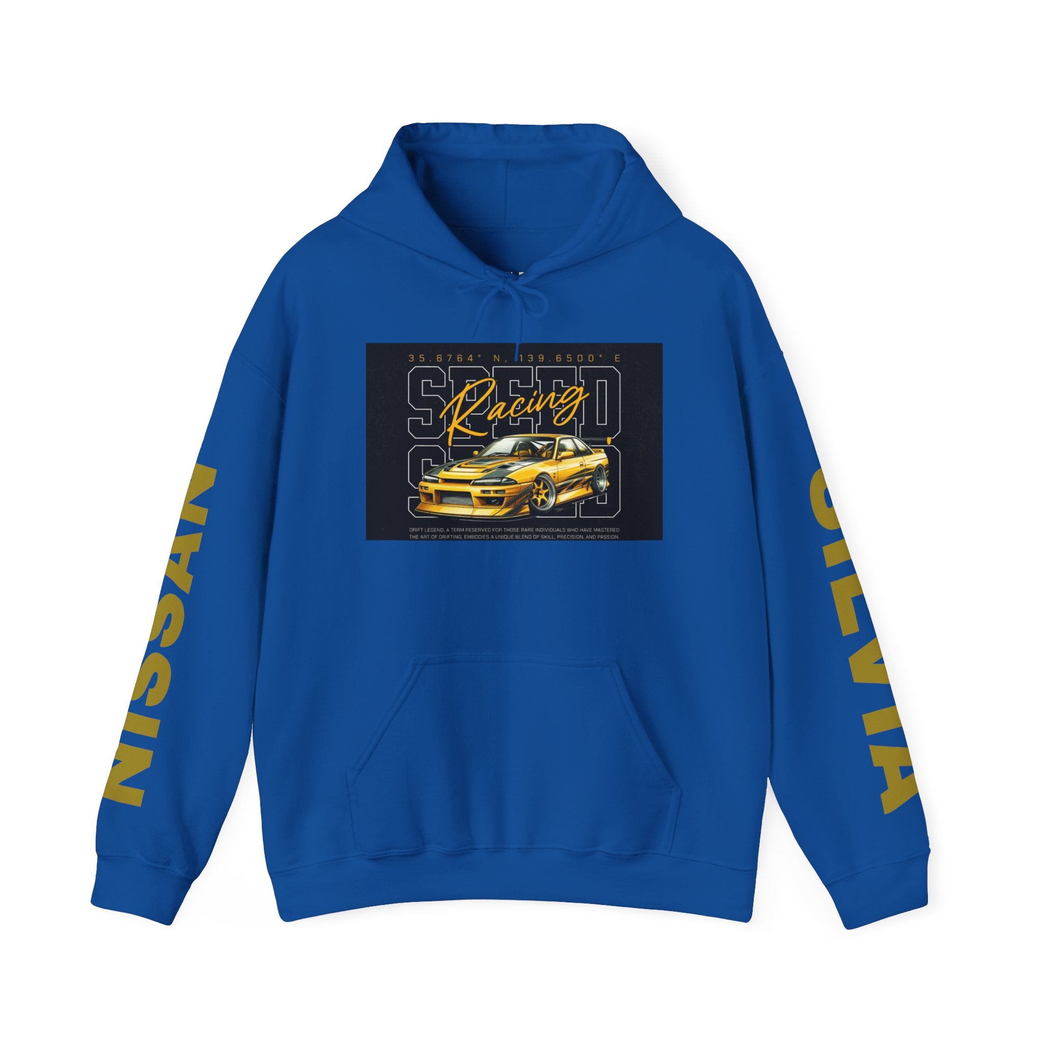NISSAN SILVIA S15 Racing-Inspired Hooded Sweatshirt, Perfect for Car Enthusiasts, Gifts for him, Unisex Apparel, Motorsport Fan Gear