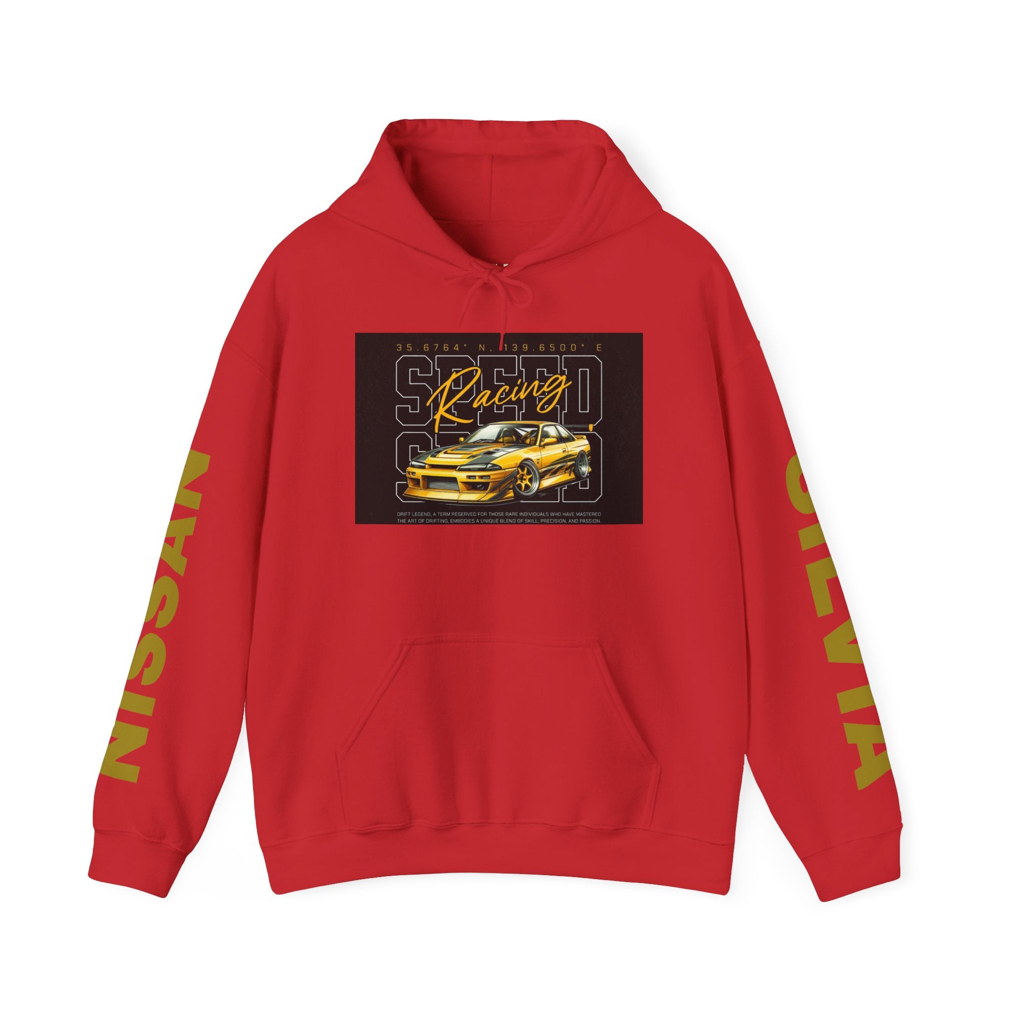NISSAN SILVIA S15 Racing-Inspired Hooded Sweatshirt, Perfect for Car Enthusiasts, Gifts for him, Unisex Apparel, Motorsport Fan Gear