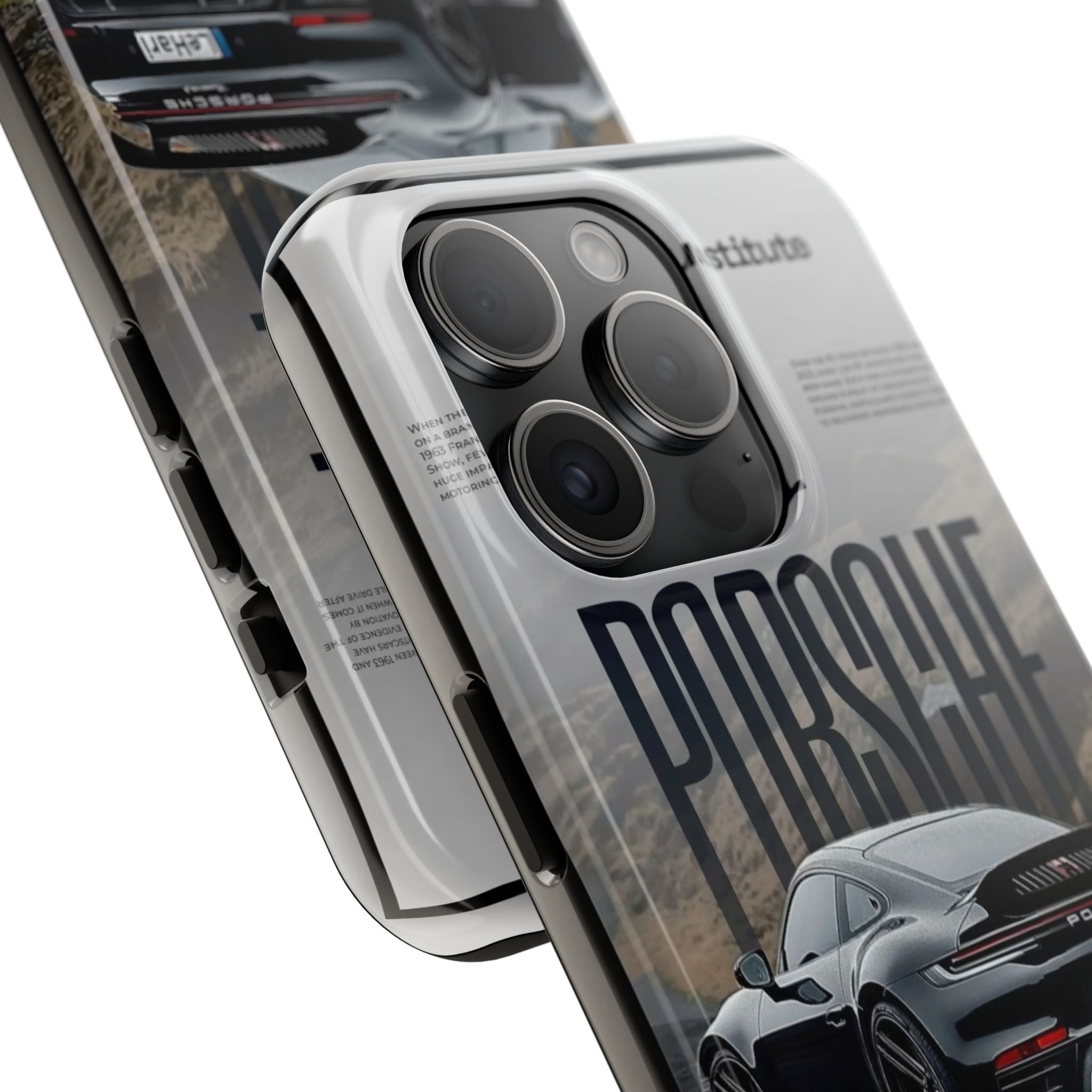 Porsche Sport Car Tough Phone Case — Rugged Protective Phone Cover with Car Graphic