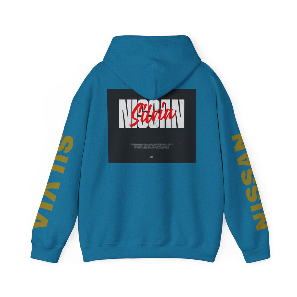 NISSAN SILVIA S15 Racing-Inspired Hooded Sweatshirt, Perfect for Car Enthusiasts, Gifts for him, Unisex Apparel, Motorsport Fan Gear