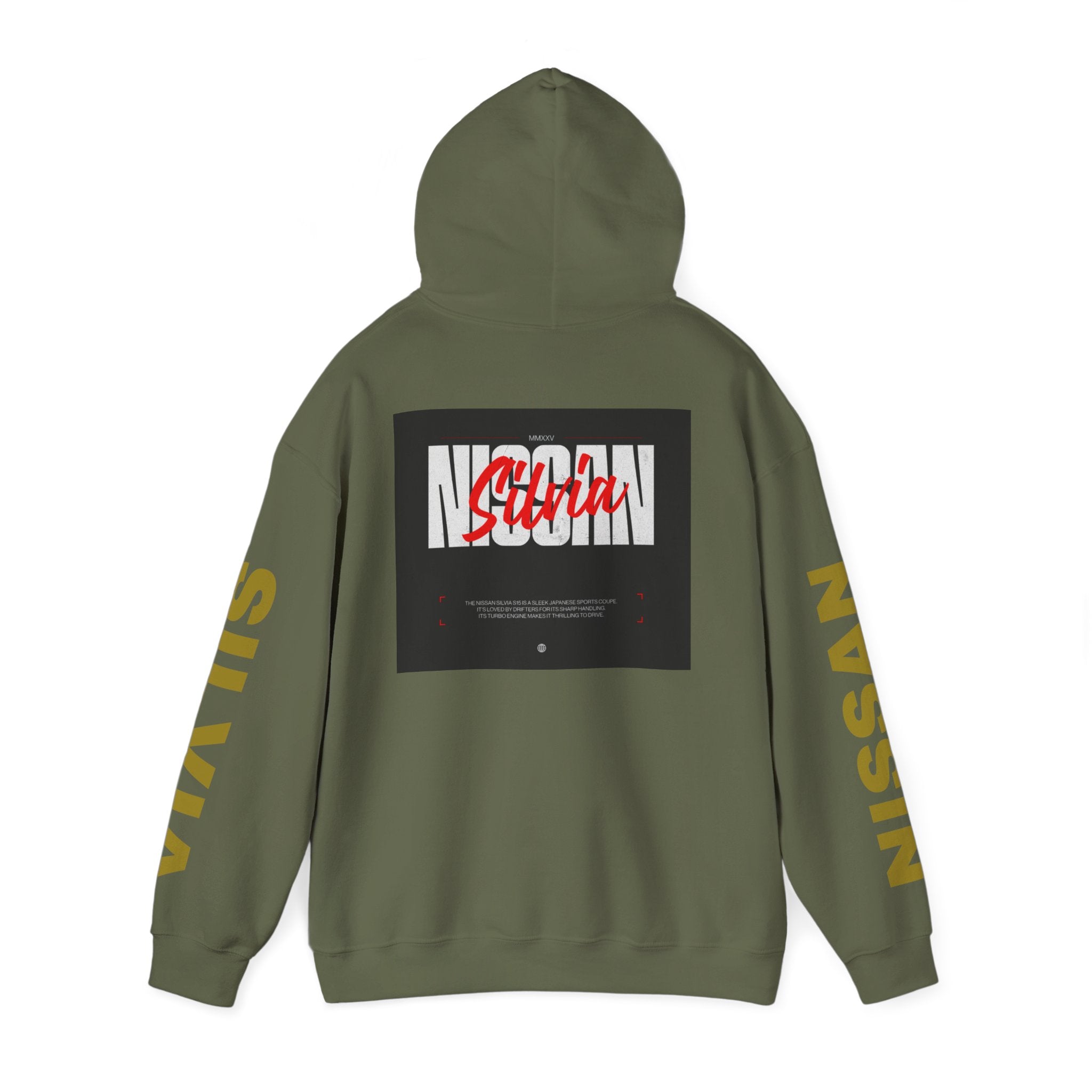 NISSAN SILVIA S15 Racing-Inspired Hooded Sweatshirt, Perfect for Car Enthusiasts, Gifts for him, Unisex Apparel, Motorsport Fan Gear