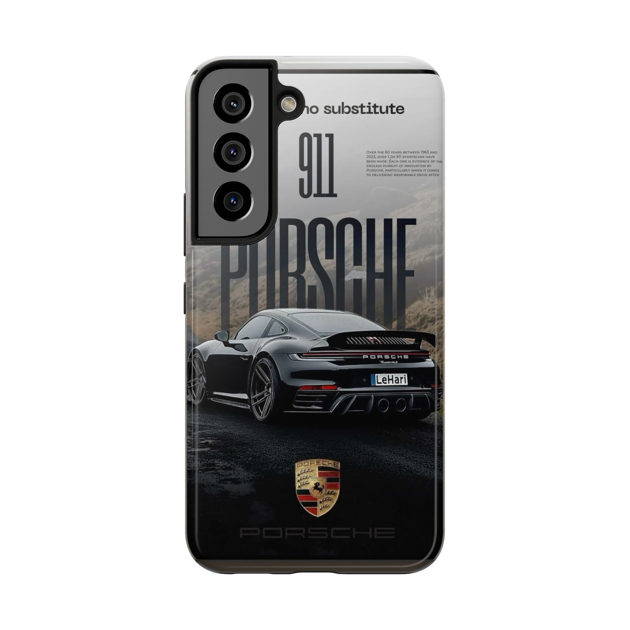 Porsche Sport Car Tough Phone Case — Rugged Protective Phone Cover with Car Graphic