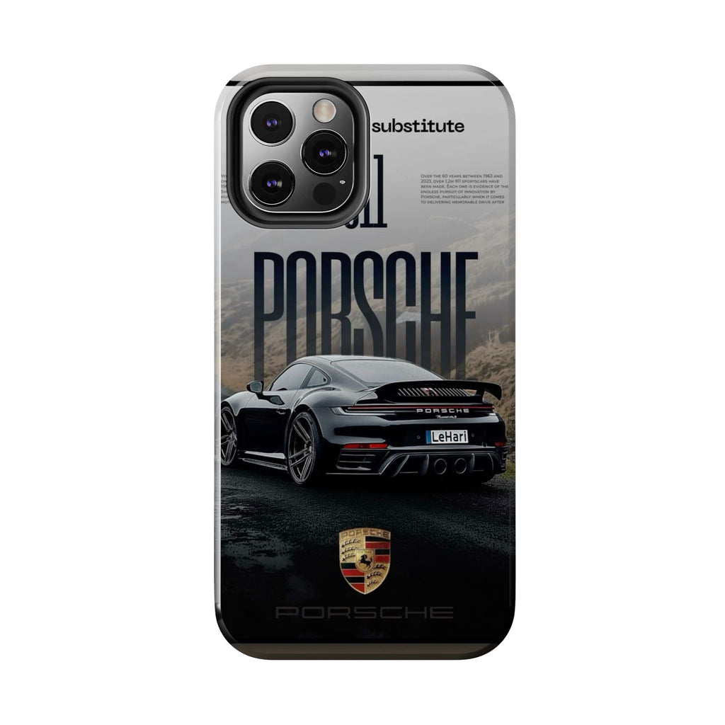 Porsche Sport Car Tough Phone Case — Rugged Protective Phone Cover with Car Graphic