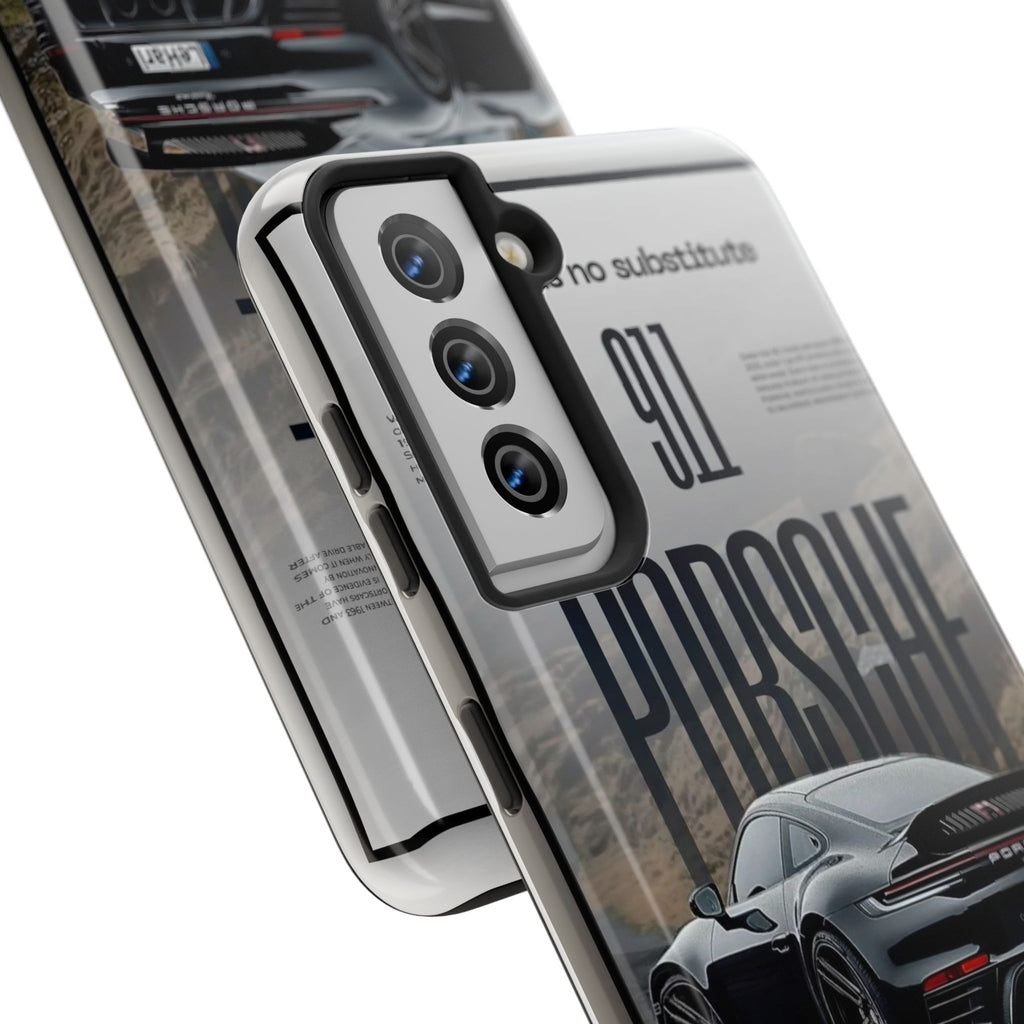 Porsche Sport Car Tough Phone Case — Rugged Protective Phone Cover with Car Graphic